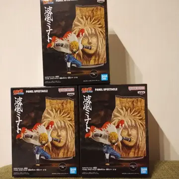 NARUTO 돌풍전 나미카제 미나토 피규어 x 3체 세트