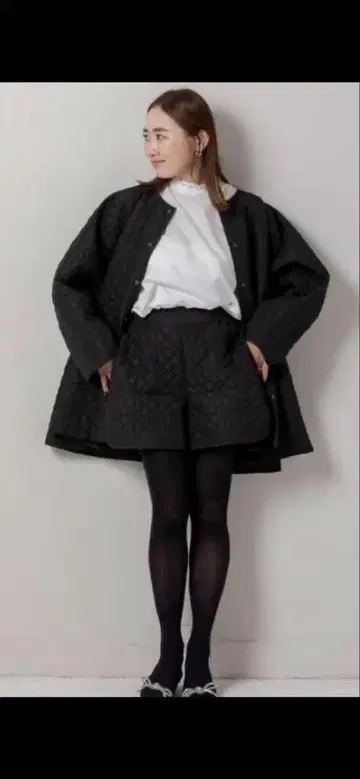 완판템 구하기 어려움 LIten 퀼팅 숏 팬츠 블랙 새상품급