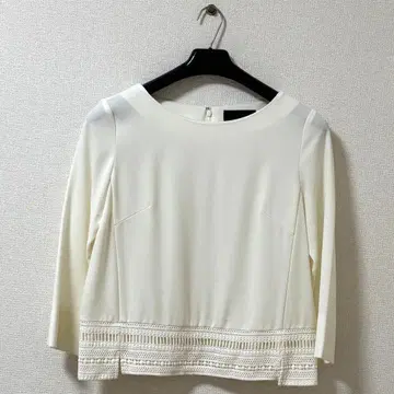 언타이틀 7부 소매 레이스 블라우스