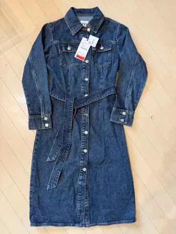 ZARA 데님 원피스 사이즈 S [미사용 택 포함]