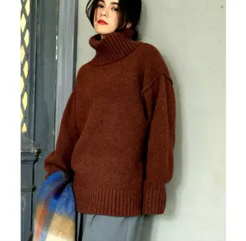 coen 하이넥 스웨터 모카