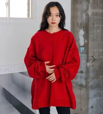 JEANASIS 데미지 리메이크 맨투맨 트레이닝복