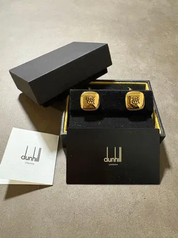 dunhill 골드 커프 링크스
