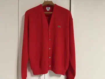 Lacoste 가디건 레드