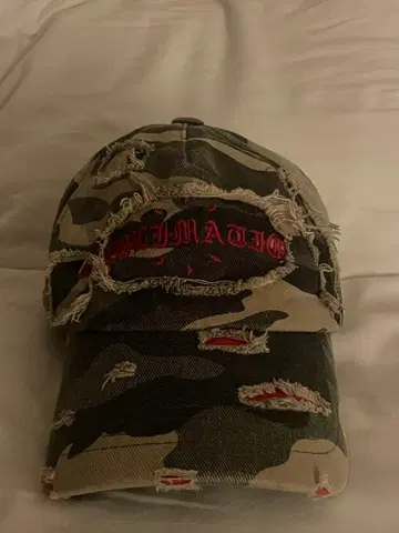 MNEM 카모 무늬 카모플라쥬 데미지 야구 모자