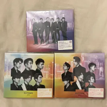 SixTONES CITY CD/DVD 세트 초회 한정판