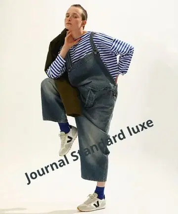 journalstandard luxe 11OZ 데님 로우 백 오버롤