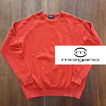 [ 새상품급 ] MORGANO 모루가노 테라코타 오렌지 스웨터 50