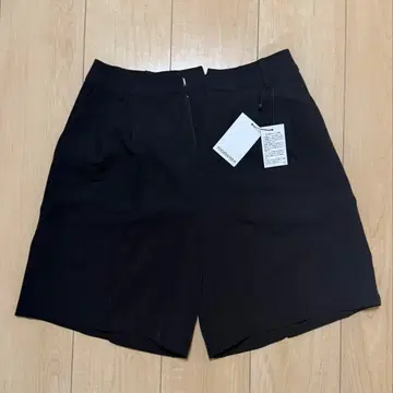 하프 팬츠 여성용 블랙