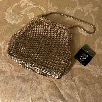 빈티지 GLOMESH 호주산 골드 파티 미니백