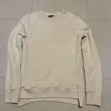 띠어리 아이보리 맨투맨 상의 S 사이즈