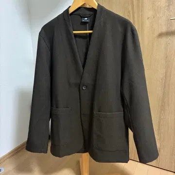 뉴발란스 노카라 자켓 가디건 L 사이즈