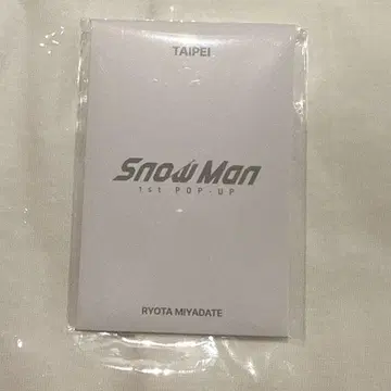 SnowMan 스노우맨 타이베이 팝업 트레이딩 카드 C 미야타테 료타