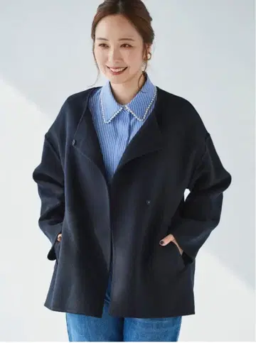[ 새상품급 ] 르쿠르블랑 리버 후드 미들 코트