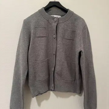 ZARA 그레이 가디건 S 사이즈