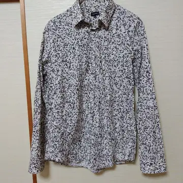 새상품급 JIL SANDER 긴팔 셔츠 화이트/블랙