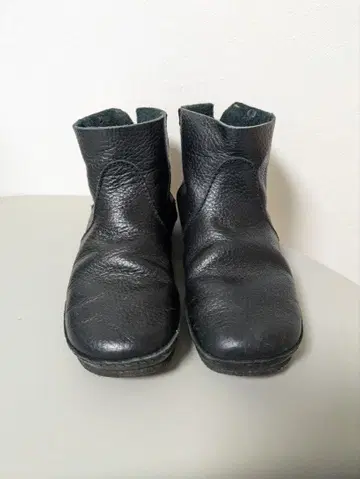 koos 블랙 가죽 숏부츠 버클 포함