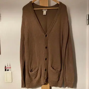 [ L ] llbean/엘엘빈 코튼/니트 가디건/베이지