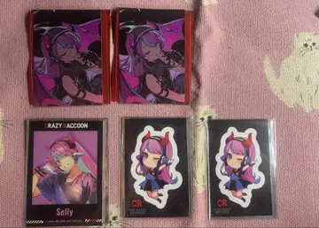 crazy raccoon CR 할로윈 랜덤 메탈릭 카드