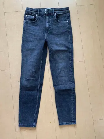 ZARA 다크 그레이 스키니 데님 EUR 36