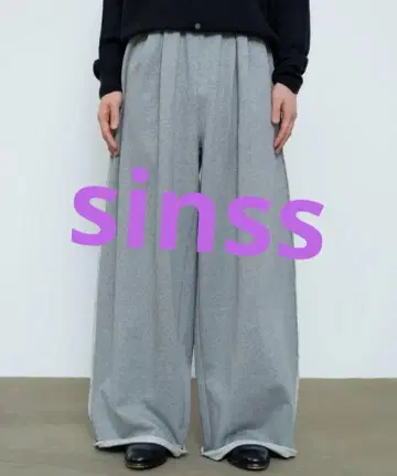 sinss*투 턱 스웨트 팬츠 / 2턱 스웨트 팬츠