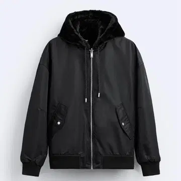 ZARA 리버서블 봄버 자켓 L