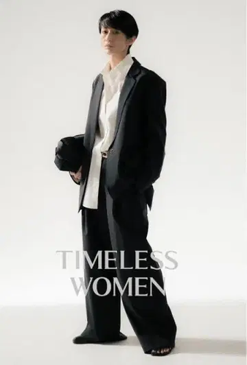 timeless women 와이드 팬츠 블랙