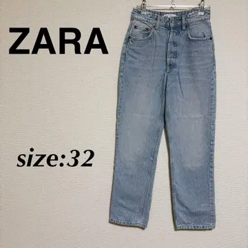 ZARA 자라 데님 팬츠 스트레이트 데님 청바지 청바지 데님