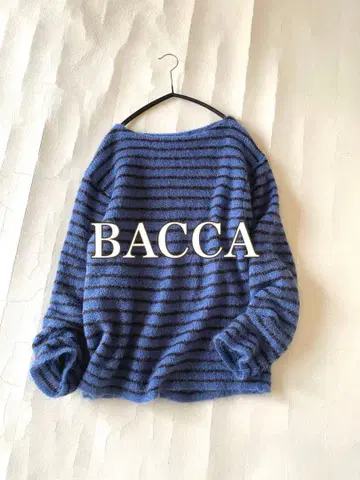 투모로우랜드 BACCA 바스크 보더 모헤어 니트