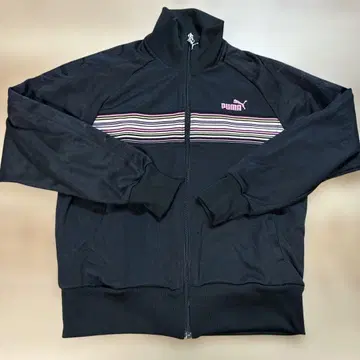 PUMA 블랙 스트라이프 저지