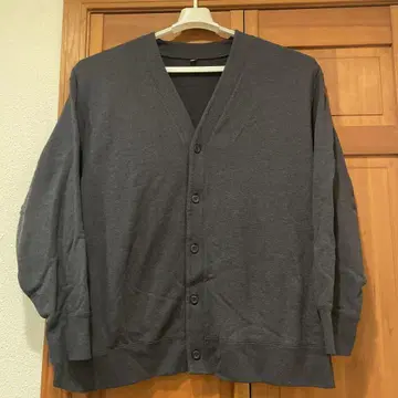 UNIQLO 맨투맨 그레이 가디건 4XL