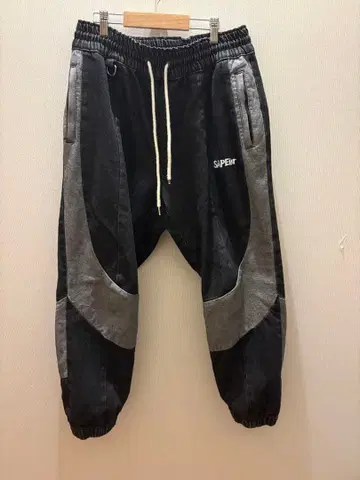 SAPEur 조거 팬츠 블랙 그레이