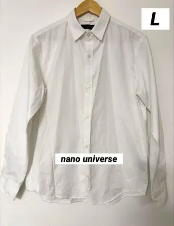 새상품급 nano universe 긴팔 셔츠 코튼 L
