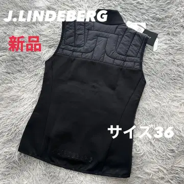 새상품 제이 린드버그 베스트 충전솜 블랙 스트레치 XS 사이즈