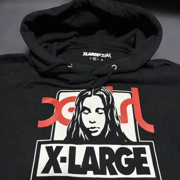 X-LARGE X-girl 한정판 콜라보 후드티