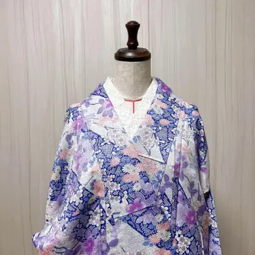 워셔블 기모노 럭셔리 꽃무늬 히키타 패턴 약 154cm 화학 섬유