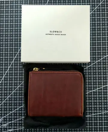 SLOW 허비 가죽 L자 지퍼 지갑
