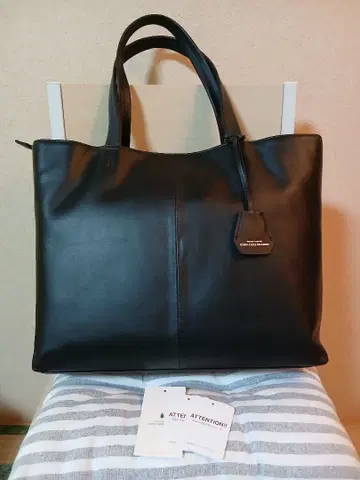 UNITED ARROWS 가죽 토트백 블랙