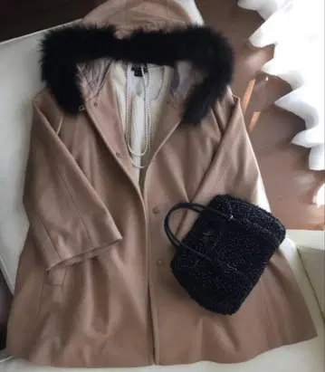 투모로우랜드 Ballsey 캐시미어 100% 판초 케이프 코트