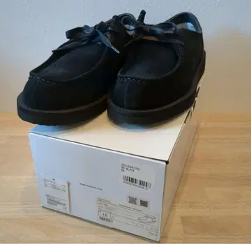 [ 미사용품 ] SUICOKE 스이콕 블랙 모카신 10 28cm