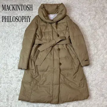 [ 새상품급 ] 매킨토시 철학 다운 코트 벨트 숄카라