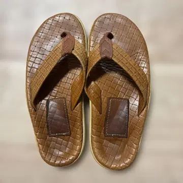 아일랜드 슬리퍼 ISLAND SLLIPER 뜨개질 가죽 플립플랍