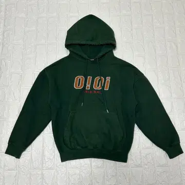 O!O! ORIGINAL 후드 부착 후드티 다크 그린