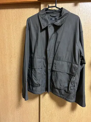 유니클로C 코튼 블루종 S 다크 브라운