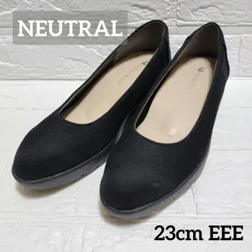 NEUTRAL  펌프스 통굽 블랙 23cmEEE