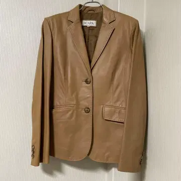 스카파 SCAPA 양가죽 램 가죽 테일러드 자켓 M