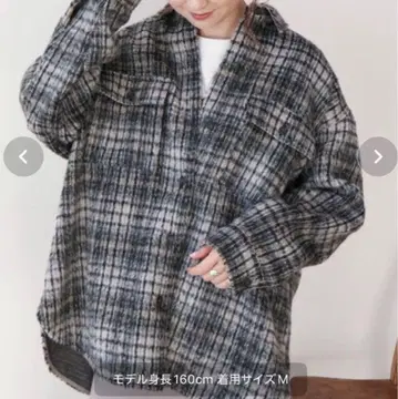 아메리칸 홀릭 샤기 체크 BIGCPO
