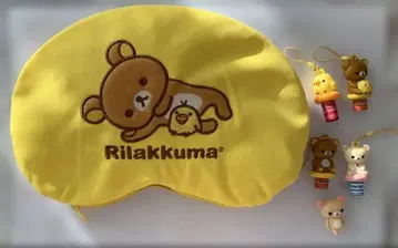 리락쿠마 굿즈 묶음 판매 스트랩 마스코트 파우치 레어