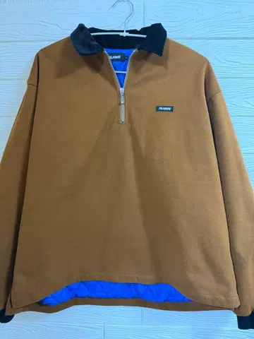 XLARGE 하프 지퍼 트레이닝복 브라운 L 사이즈