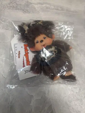 [ monchhichi x jouetie ] 레오파드 키체인 몬치치